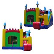 inflatable sports bouncer combo